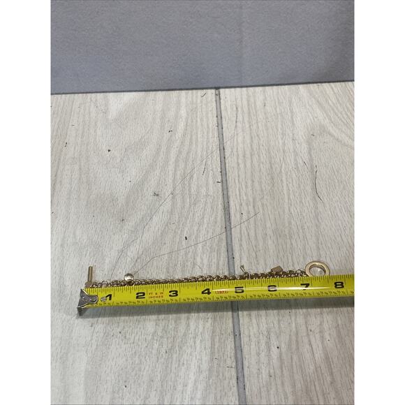 Brand New Coach Pearl Heart Padlock Charm Toggle Bracelet Price Tag $148 - Picture 9 of 9